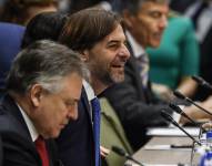 El presidente de Uruguay, Luis Alberto Lacalle Pou, participa en una reunión de la cumbre de jefes de Estado del Mercado Común del Sur (Mercosur)