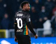 John Yeboah repartió un asistencia con el Venezia en la Serie B.