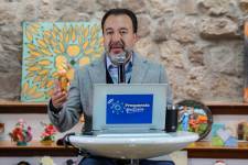 El alcalde Pabel Muñoz durante el enlace Frecuencia Quiteña del 8 de enero de 2024.