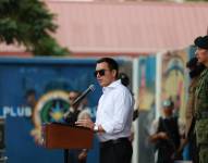 Daniel Noboa durante un evento oficial.