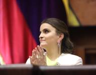 María José Pinto en la posesión.