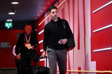 El entrenador del Arsenal, Mikel Arteta, llegando al Emirates Stadium