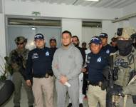 Wilder Emilio Sánchez Farfán, alias El Gato Farfán, en el momento de su extradición.