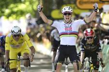 Tadej Pogačar gana la cuarta etapa del Tour de Francia