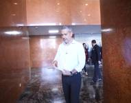 Raúl Chávez en los pasillos de la Asamblea Nacional.