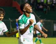 Brayan Angulo, delantero ecuatoriano.