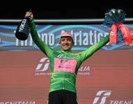 Richard Carapaz, ciclista ecuatoriano, es el nuevo líder de la montaña en el Tirreno Adriático.