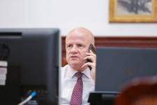 Imagen de archivo del vicepresidente de la República, Alfredo Borrero.