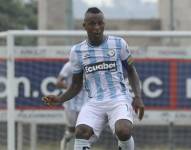 Miler Bolaños en un partido con el Guayaquil City por la Serie B del fútbol ecuatoriano
