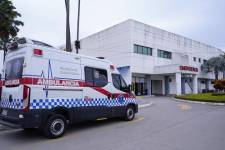 Imagen del Hospital Universitario, en Guayaquil.