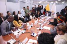 La reunión de la Comisión de Fiscalización de la Asamblea Nacional.