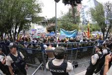 12 de agosto del 2025. Marcha convocada por el Gobierno en contra de la Corte Constitucional.