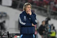 Ricardo Gareca, entrenador de Chile, en el partido ante Ecuador por las Eliminatorias