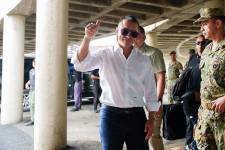 Imagen de este domingo 9 de febrero de Daniel Noboa.