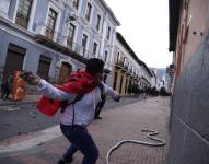 Paro nacional: enfrentamientos entre manifestantes y la policía se registraron en Quito