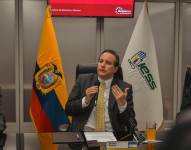 Simón Cueva, ministro de Economía y Finanzas, destacó el convenio de pago con el IESS.