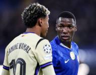 Moisés Caicedo fue una de las figuras del partido en la goleada del Chelsea al FC Barcelona en la Champions League.