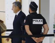 El expresidente francés Nicolas Sarkozy en el Tribunal Correccional de París.