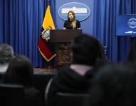 Carolina Jaramillo, portavoz del Gobierno.