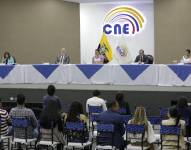 Sesión del Pleno del Consejo Nacional Electoral.