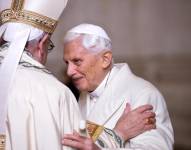 Imagen de archivo del papa emérito Benedicto XVI. EFE/MAURIZIO BRAMBATTI