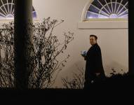 Fotografía de archivo del magnate Elon Musk en una de sus recientes visitas a la Casa Blanca.