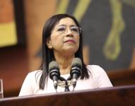 Presidenta de la Asamblea Nacional de Ecuador, Guadalupe Llori. API/Archivo