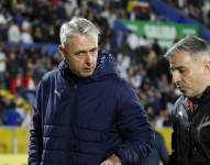 Tiago Nunes no recibió su medalla de segundo lugar de la Copa Ecuador.