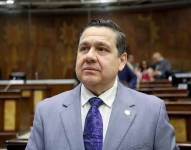 Pablo Muentes cuando era asambleísta.