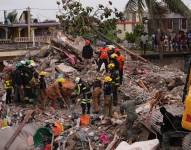34 personas han sido rescatadas con vida de entre los escombros en las últimas 48 horas.