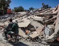Los restos de una edificación tras el fuerte terremoto en Marruecos
