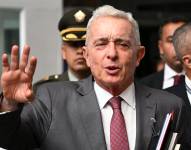 Imagen de archico del expresidente de Colombia Álvaro Uribe Vélez.