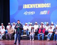 El pasado 28 de octubre, el presidente Noboa dio la bienvenida al programa Jóvenes en Acción.
