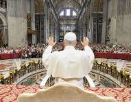 Foto archivo de el papa León XIV, durante la audiencia general que se celebró en el aula Pablo VI.