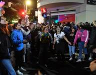 Manifestantes demostraron su apoyo a la vicepresidenta argentina, Cristina Fernández de Kirchner.