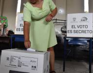 Manta, 15 de octubre del 2023. Ambiente electoral mientras se lleva a cabo la segunda vuelta de las Elecciones Anticipadas 2023. API/ Ariel OCHOA