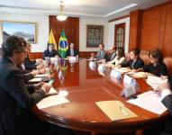 Las autoridades de Brasil y Ecuador se reunieron este lunes 24 de octubre del 2022.