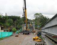Trabajos sobre el Río Blanco,