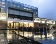 La fachada del edificio de la Asamblea Nacional.