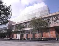 Las afueras del edificio de la Asamblea Nacional.