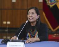 Guadalupe Llori fue presidenta de la Asamblea Nacional