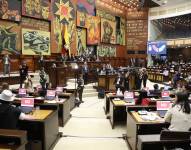 Momento de la votación en el Pleno del Parlamento, este 14 de mayo de 2025.