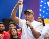 El presidente del Parlamento y jefe negociador del chavismo, Jorge Rodríguez.