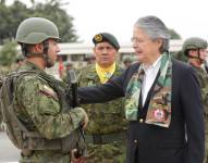 Guillermo Lasso visitó el Fuerte Militar Huancavilca del Guayas.
