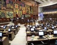 Sesión del pleno de la Asamblea Nacional.