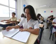 Imagen referencial de estudiantes del sistema educativo en Ecuador.