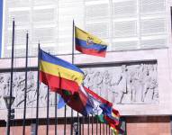 Los exteriores del edificio de la Asamblea Nacional.