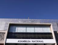 La fachada del edificio de la Asamblea Nacional.