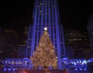 Árbol de Navidad de Rockefeller Center el 3 de diciembre de 2025.