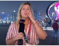 Qatar 2022: le roban en vivo a periodista argentina y le piden que ella ponga el castigo
